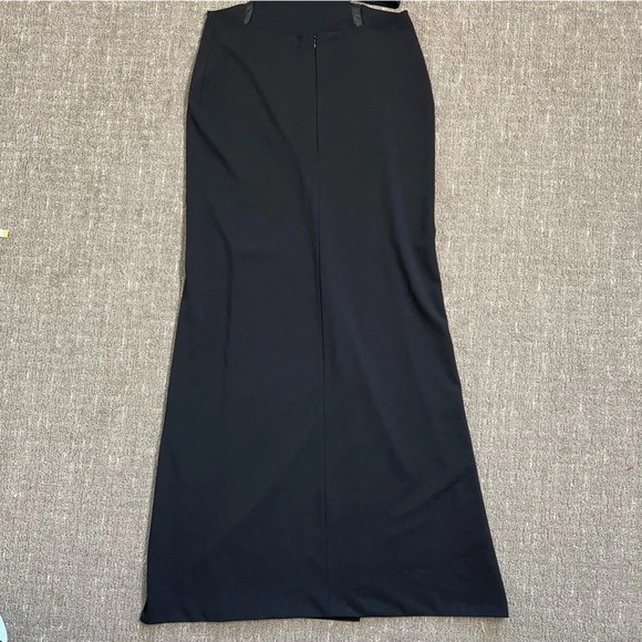 NWT Solace London Black Maxi Dress Size 10 Cutout Mesh Side Slit Gown Marvin - Picture 8 of 12